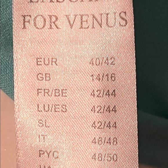 LASCANA FOR VENUS Turquoise Top Size Medium - Picture 6 of 7